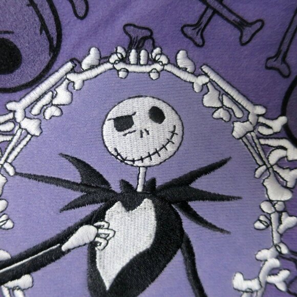 The Nightmare Before Christmas Stocking Jack Skellington Purple Stocking - Picture 3 of 6